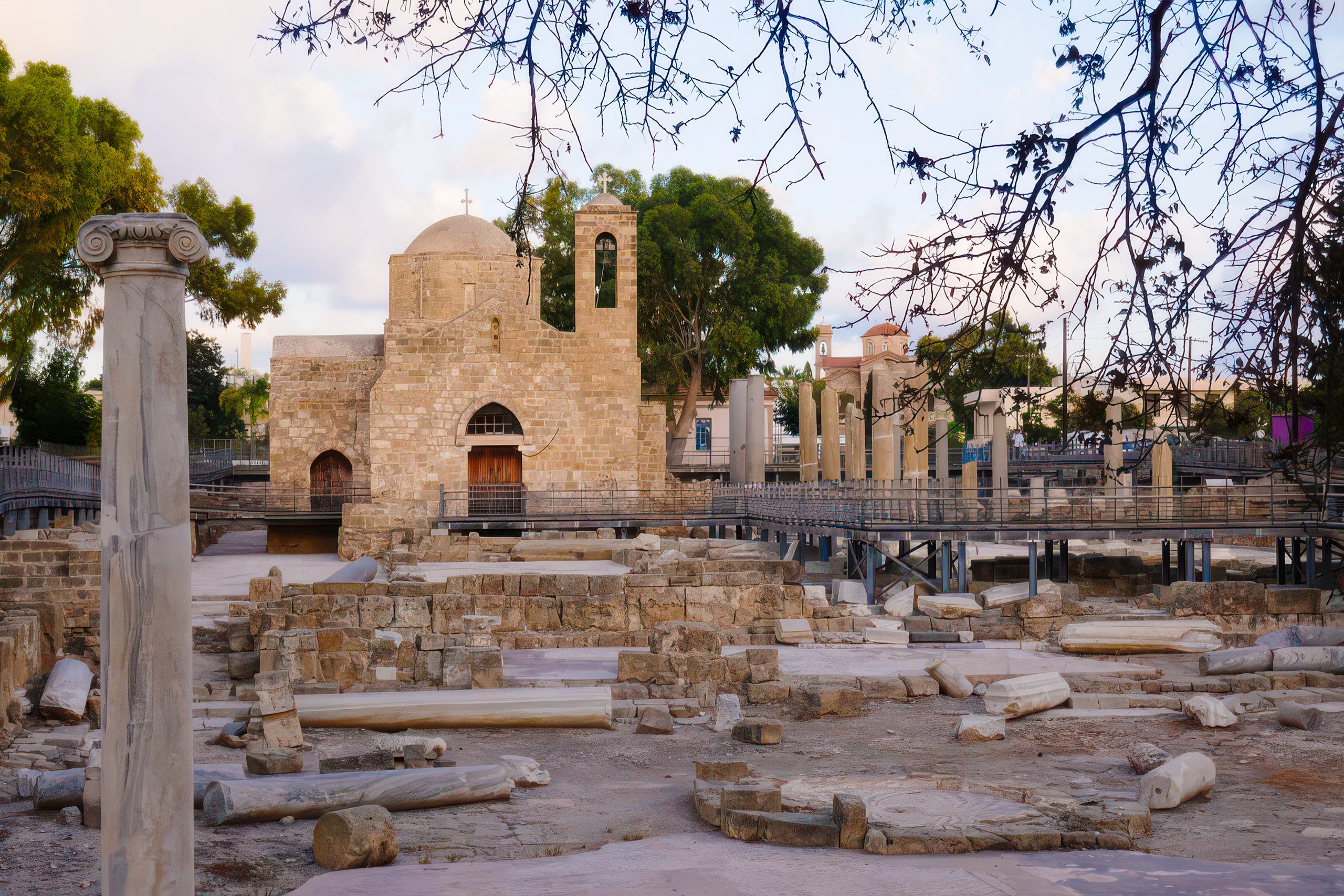 Panagia Chrysopolitissa Basilica Cyprus Heritage Site