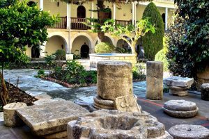 Saint Neophytos Cyprus Cave Monastery Writing